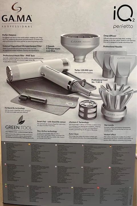 Secador GA.MA IQ2 220v profissional 