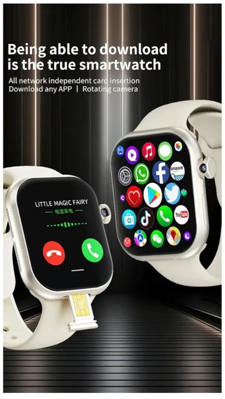 Smartwatch S10 Plus 4G LTE Android 10.0 Novo  - Foto 4