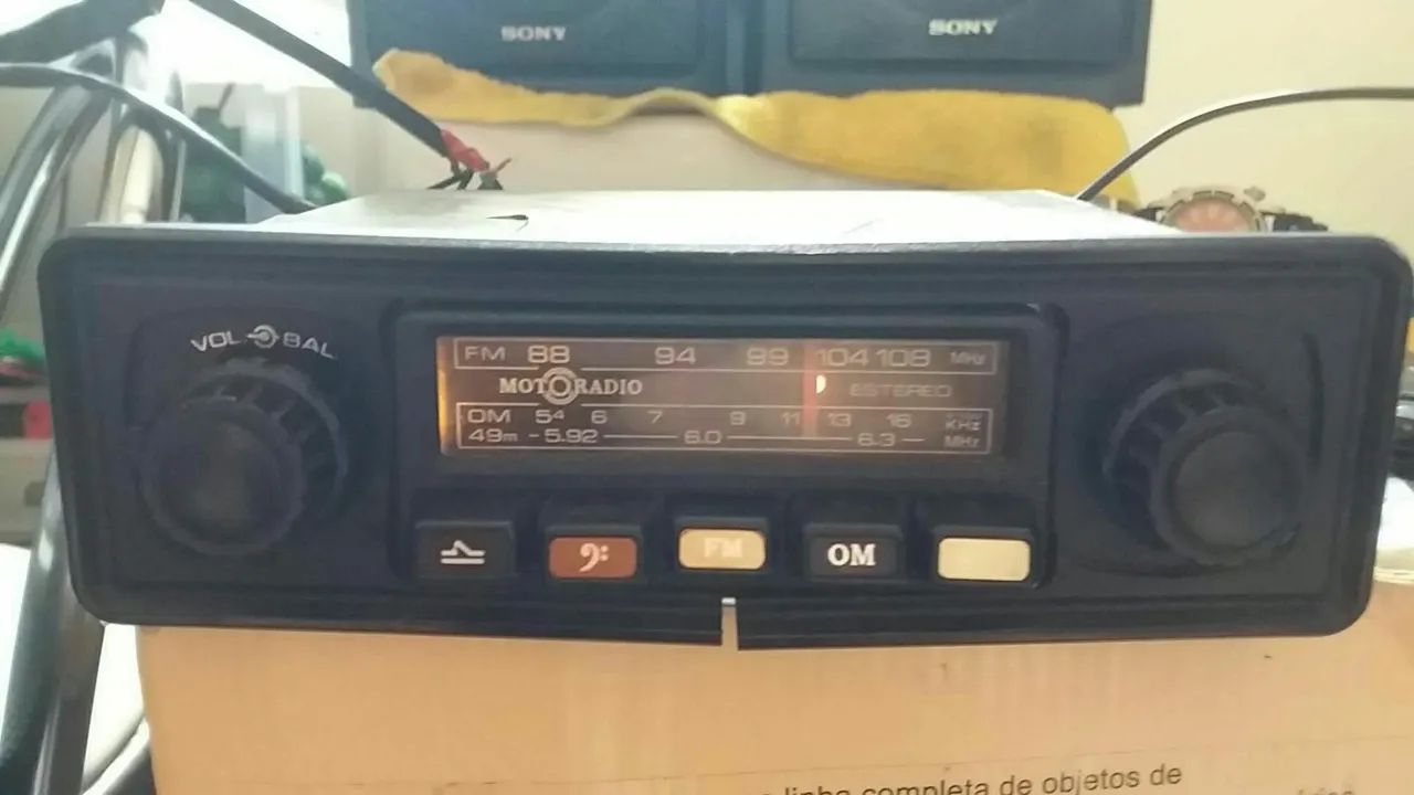 Rádio AM/FM Automático Motoradio - Usado - Foto 3