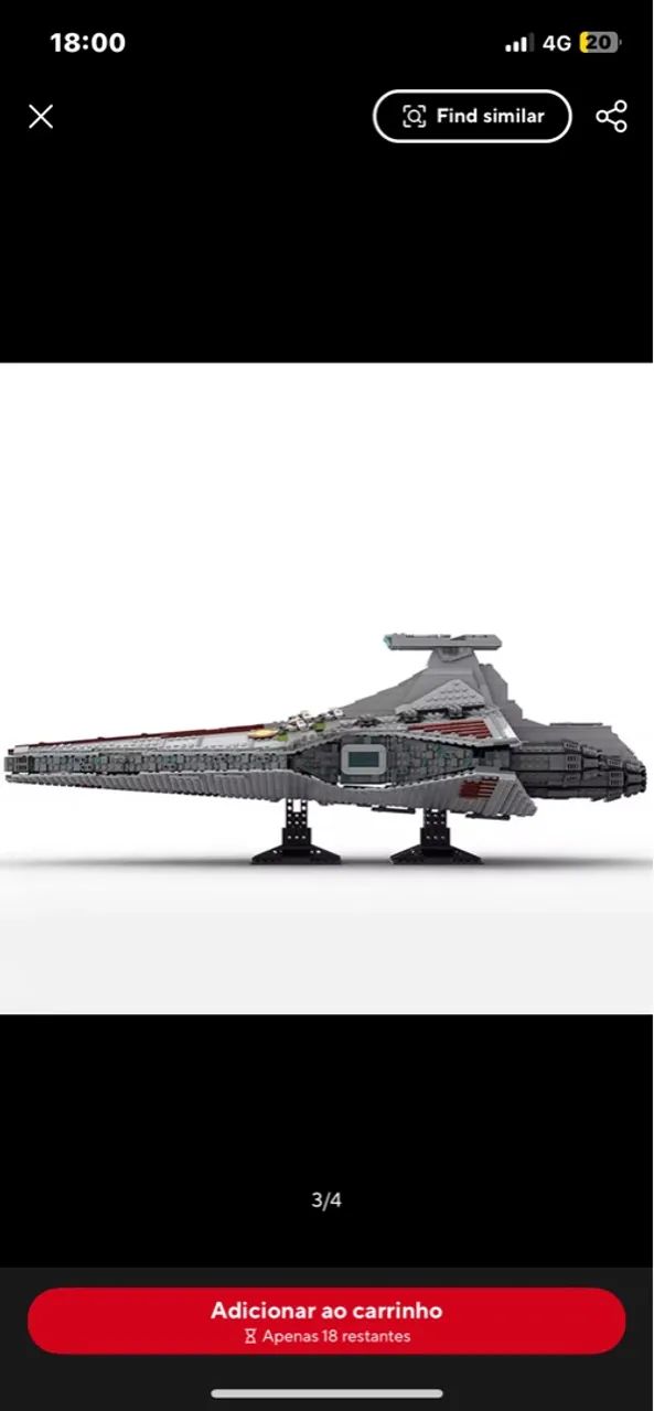 Lego compativel - Venator Star Wars - Foto 3