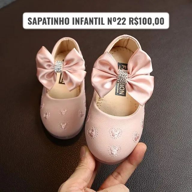 sapatinho infantil feminino tamanho 22