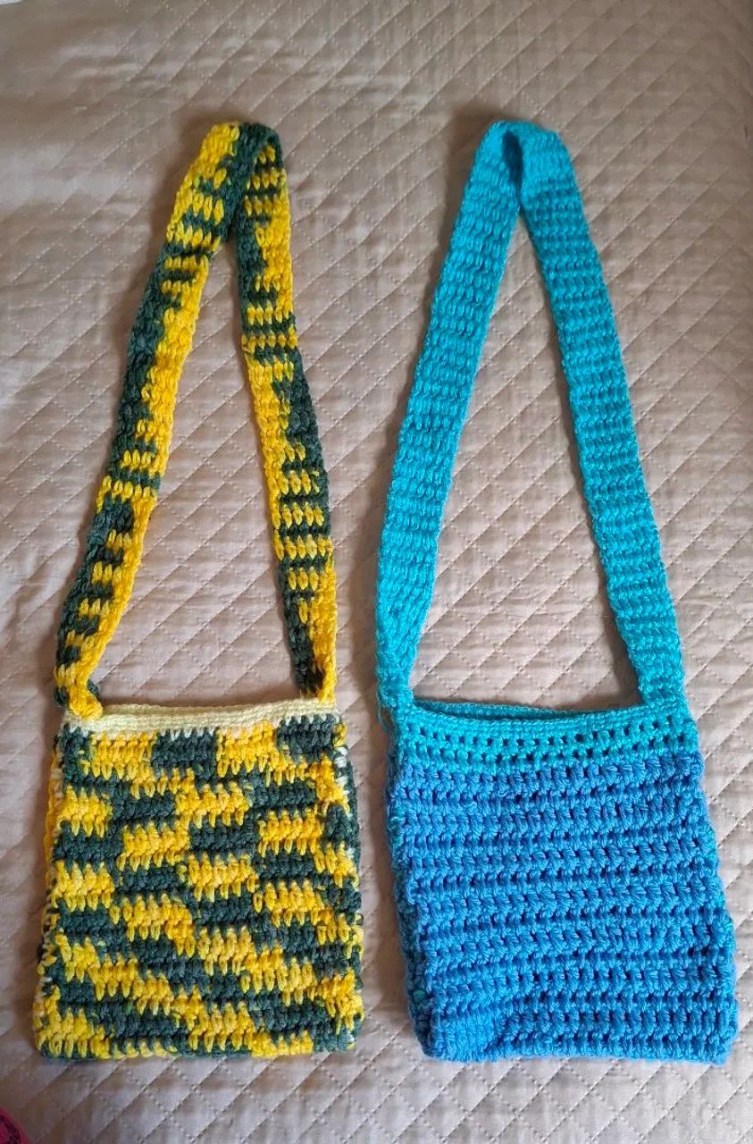 Bolsa De Crochê - Lã