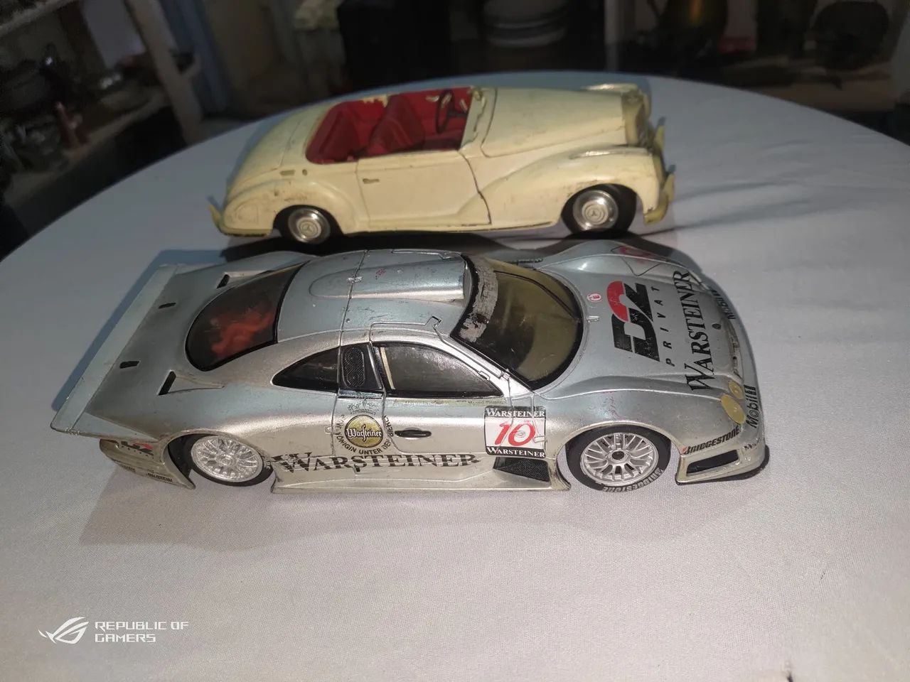 Carrinho de ferro Mercedes rara duas unidades para decoração restauração - Foto 4