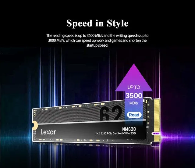 SSD Lexar NM620 3500 MB/ S