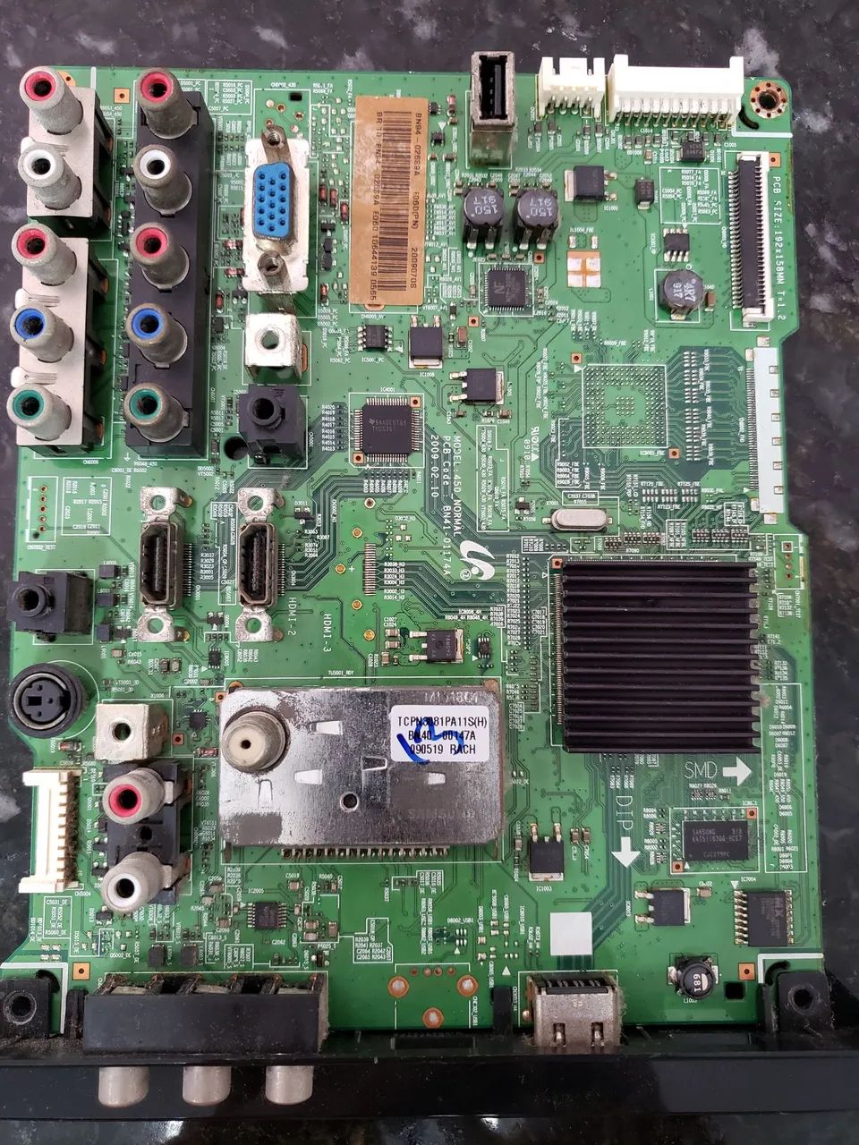 Placa principal para TV Samsung 450