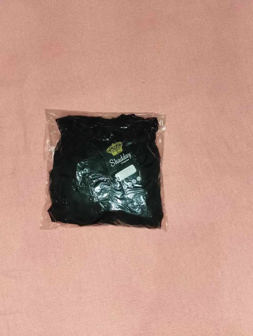 Roupa íntima preta Shadday