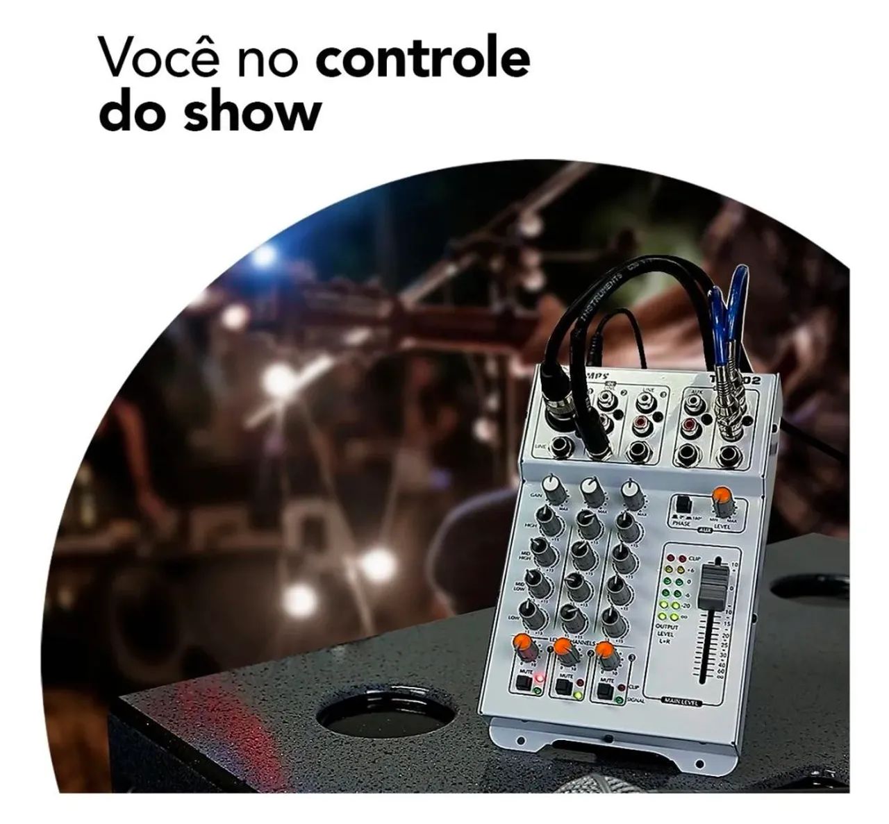 Taramps 0302 3 Channel Sound Mixer64318188243202124