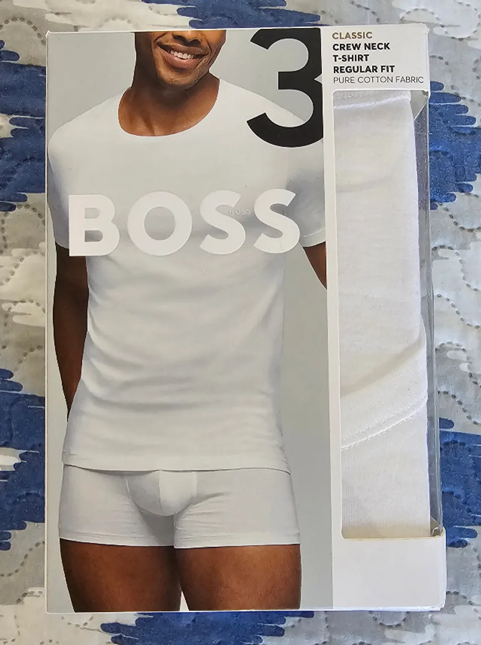 Pacote com 3 Camisetas HUGO BOSS masculinas