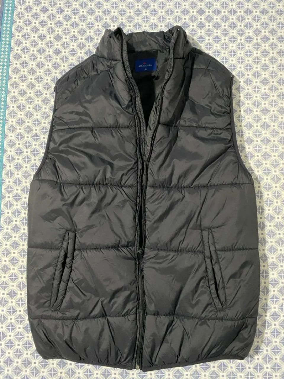 Colete Masculino Preto Acolchoado - Foto 3