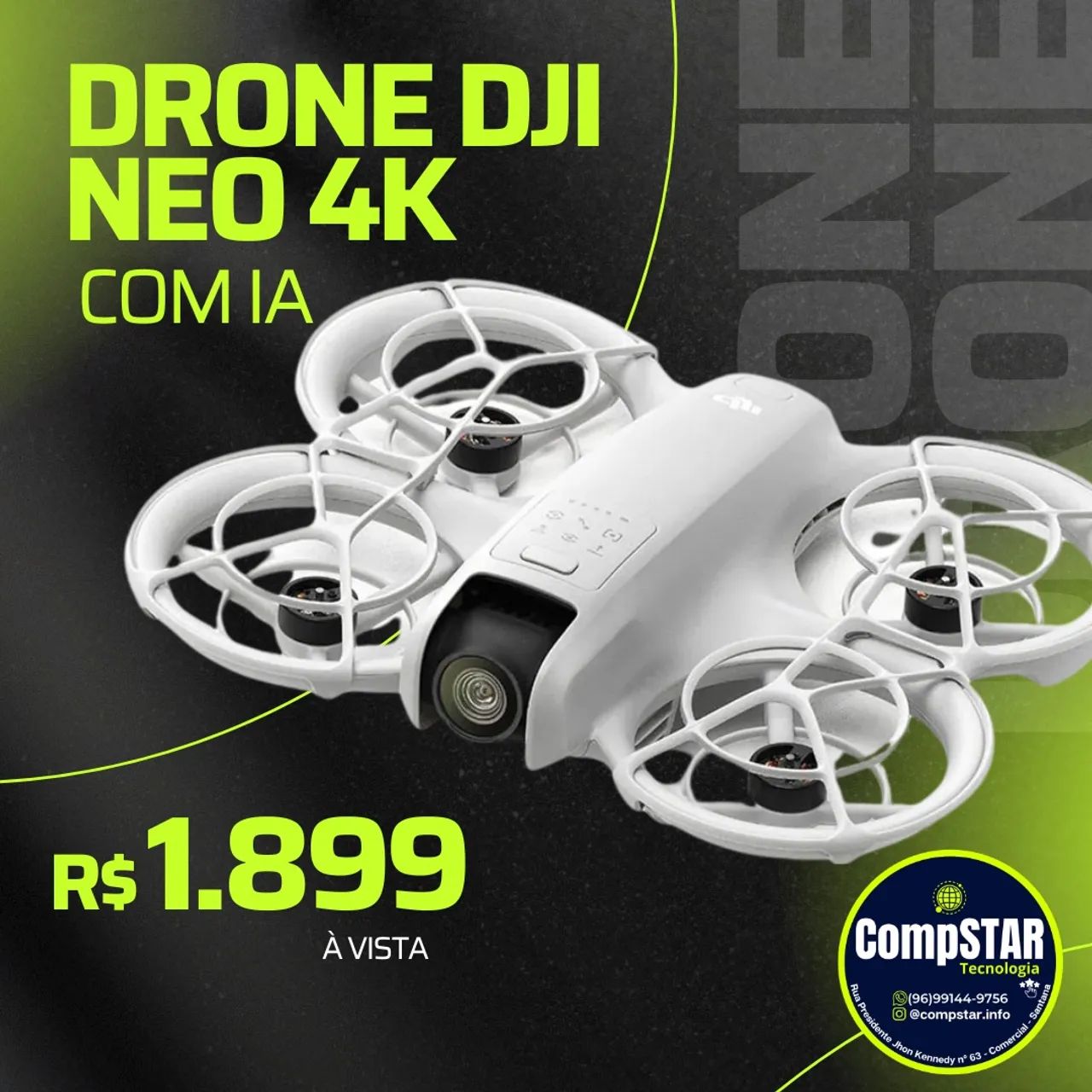 Drone DJI NEO PRODUTO NOVO