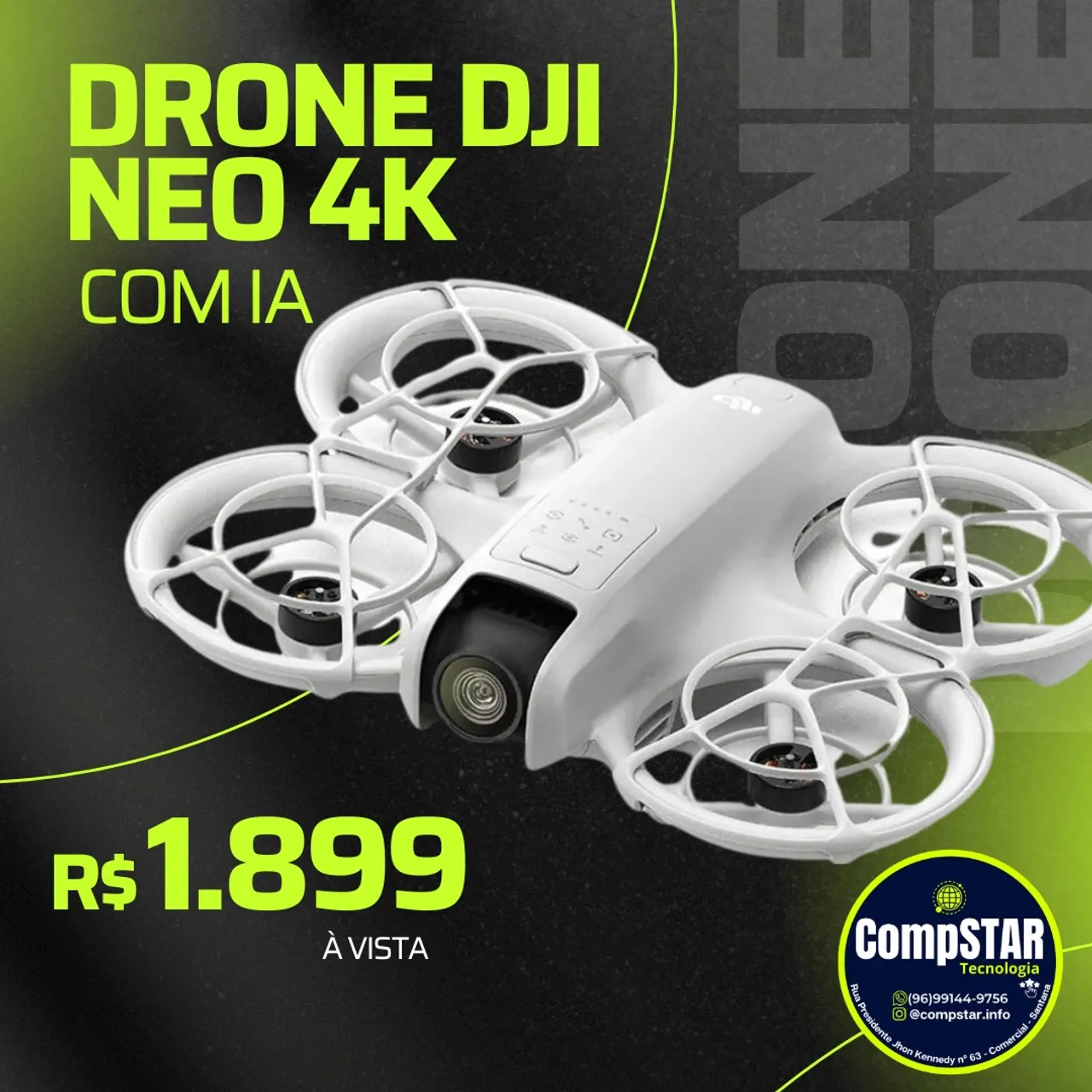 Drone DJI NEO PRODUTO NOVO