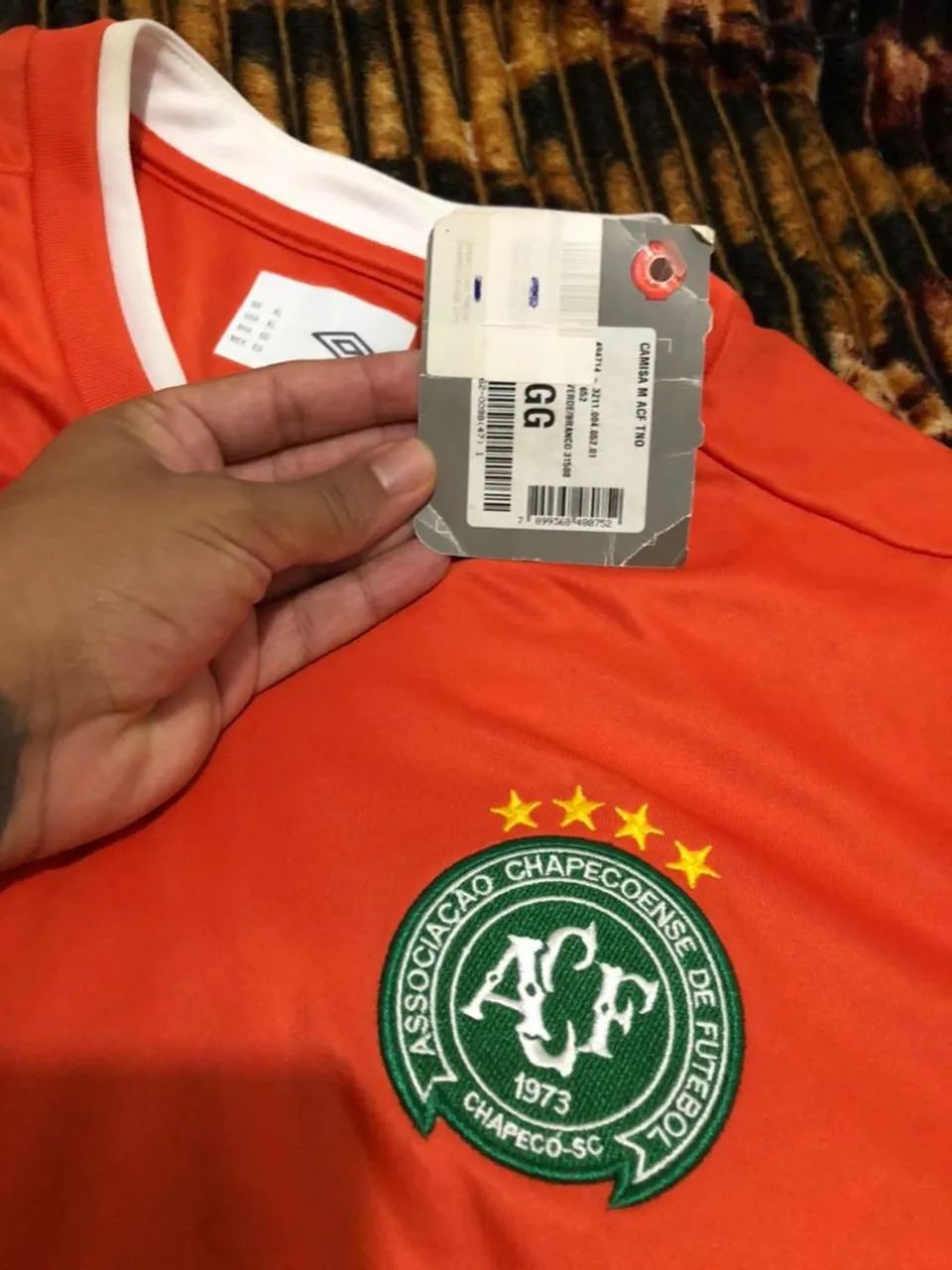 Camisa Chapecoense tamanho GG sem uso  - Foto 2