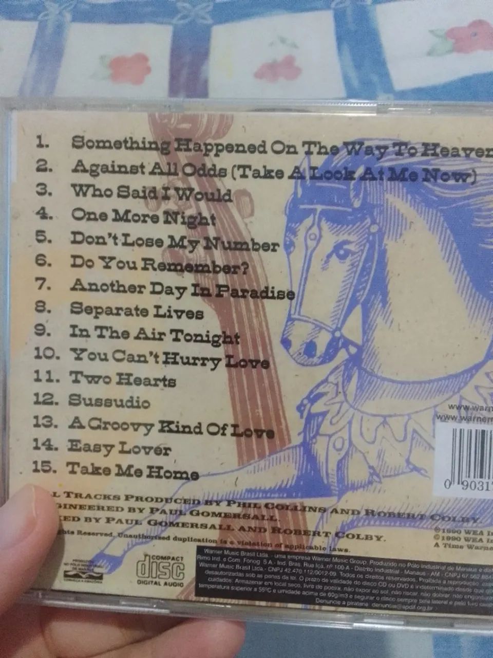 Cd Phil Collins serious hits live usado - Foto 2