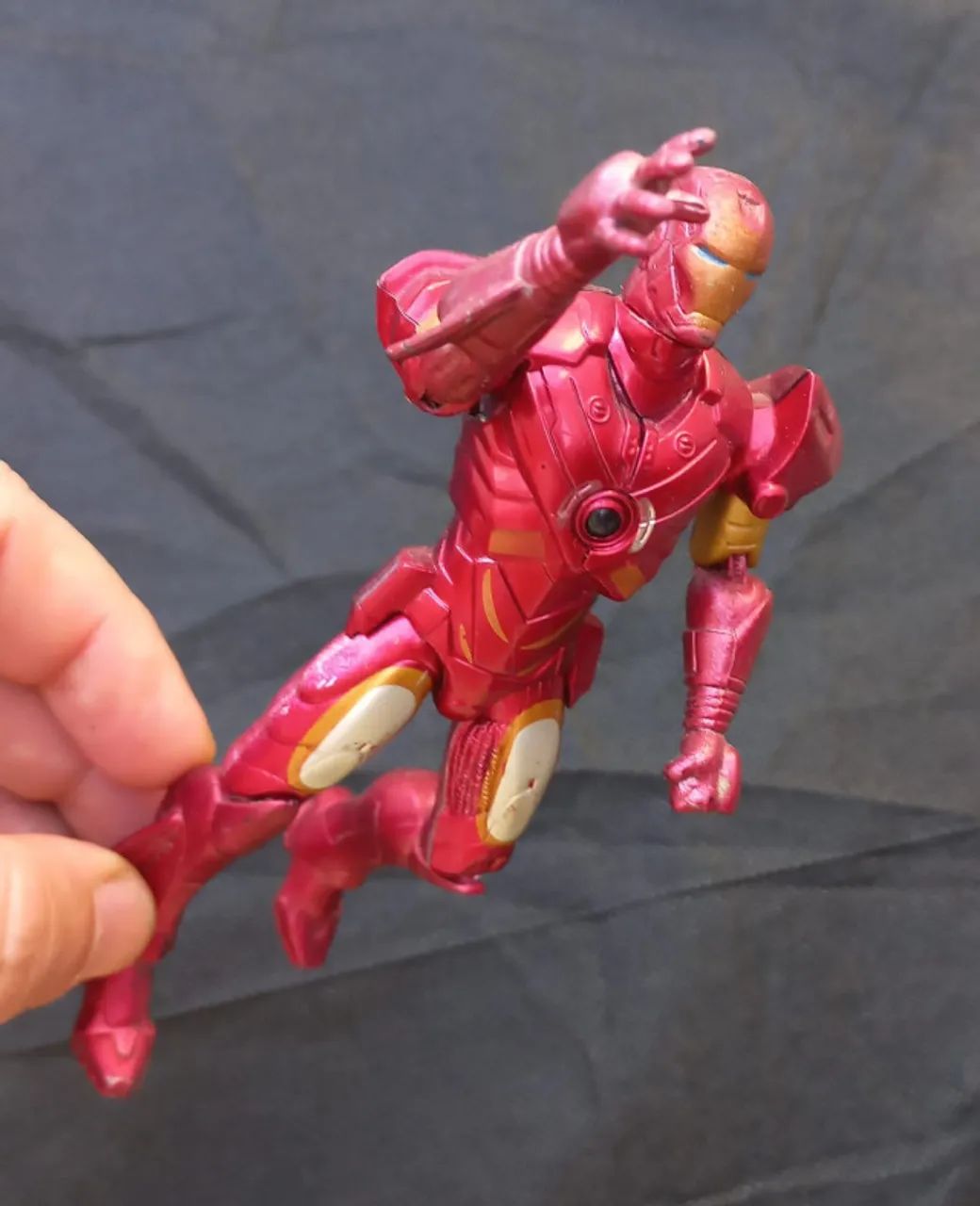 Homem de Ferro Marvel Boneco Antigo Paralelo - Foto 3