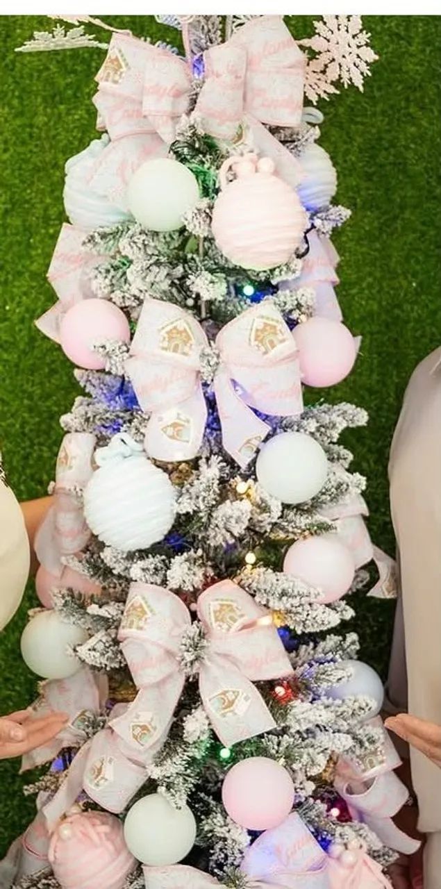 Arvore de Natal com decoração de Natal e pascoa - Foto 5