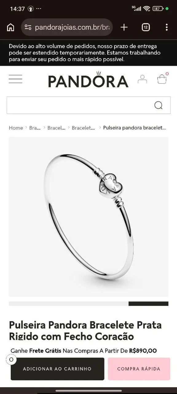 Bracelete pandora