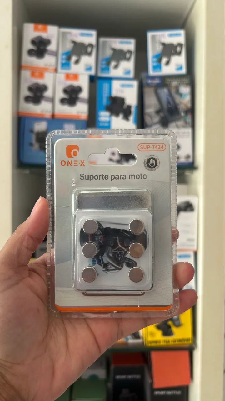 Suporte Celular Magnético Moto Imã Extra Forte