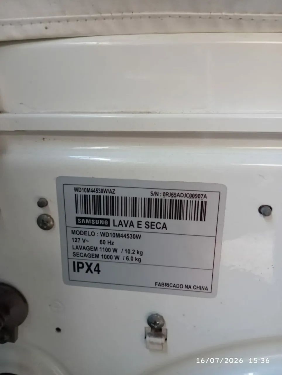 Samsung lava e seca com falha - Foto 3