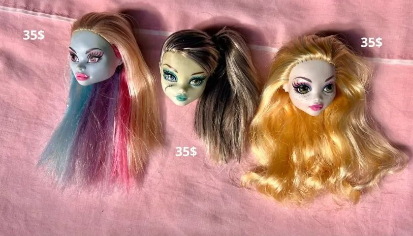 Cabeças das Bonecas Monster High 