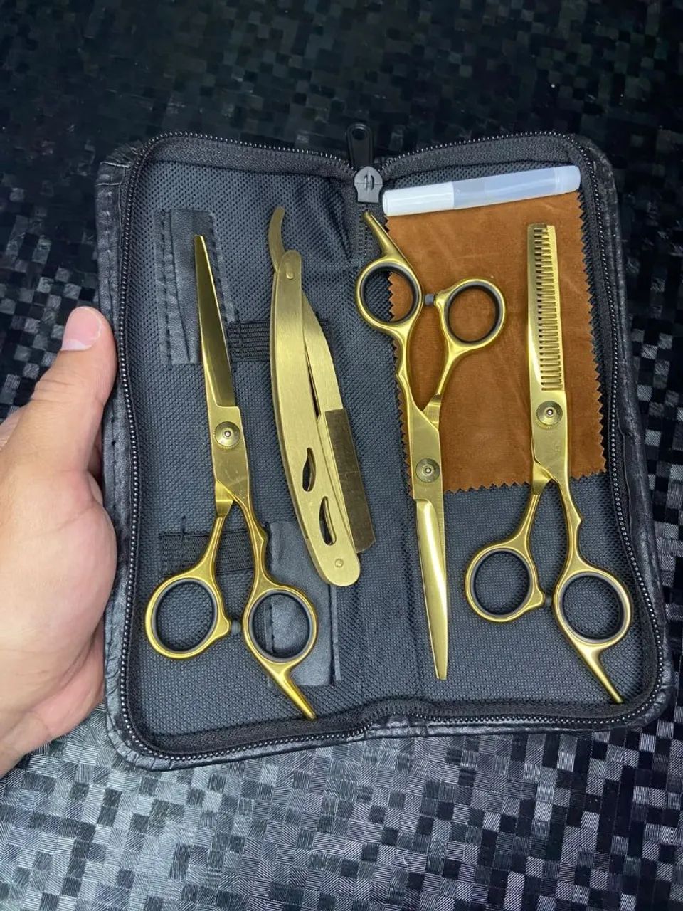 Kit 3 Tesouras com Navalha Yang Lie - Foto 4