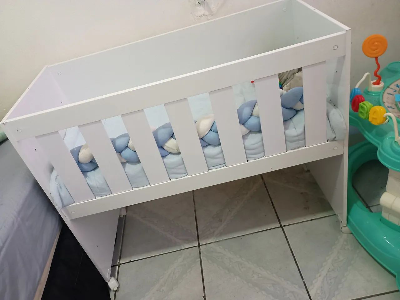 Mini berço multiuso com colchão  - Foto 2