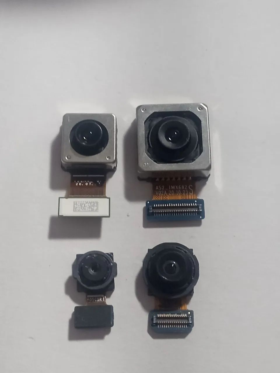 Kit de 4 camera traseira celular Samsung Galaxy A72 original 