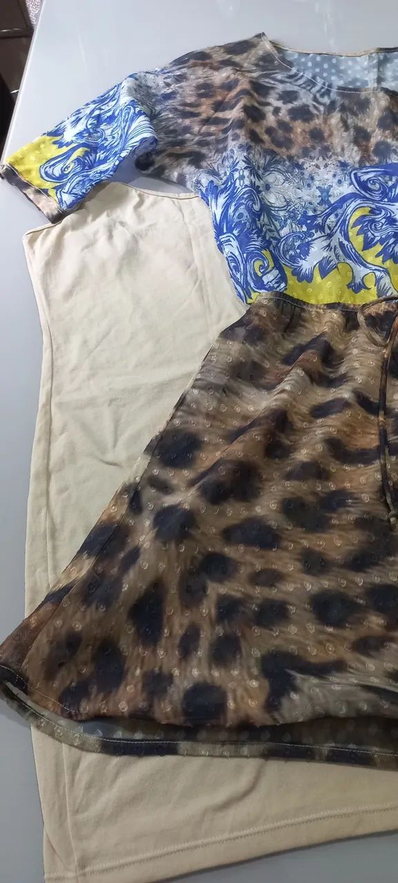 Vestido estampado tamanho M - Foto 2