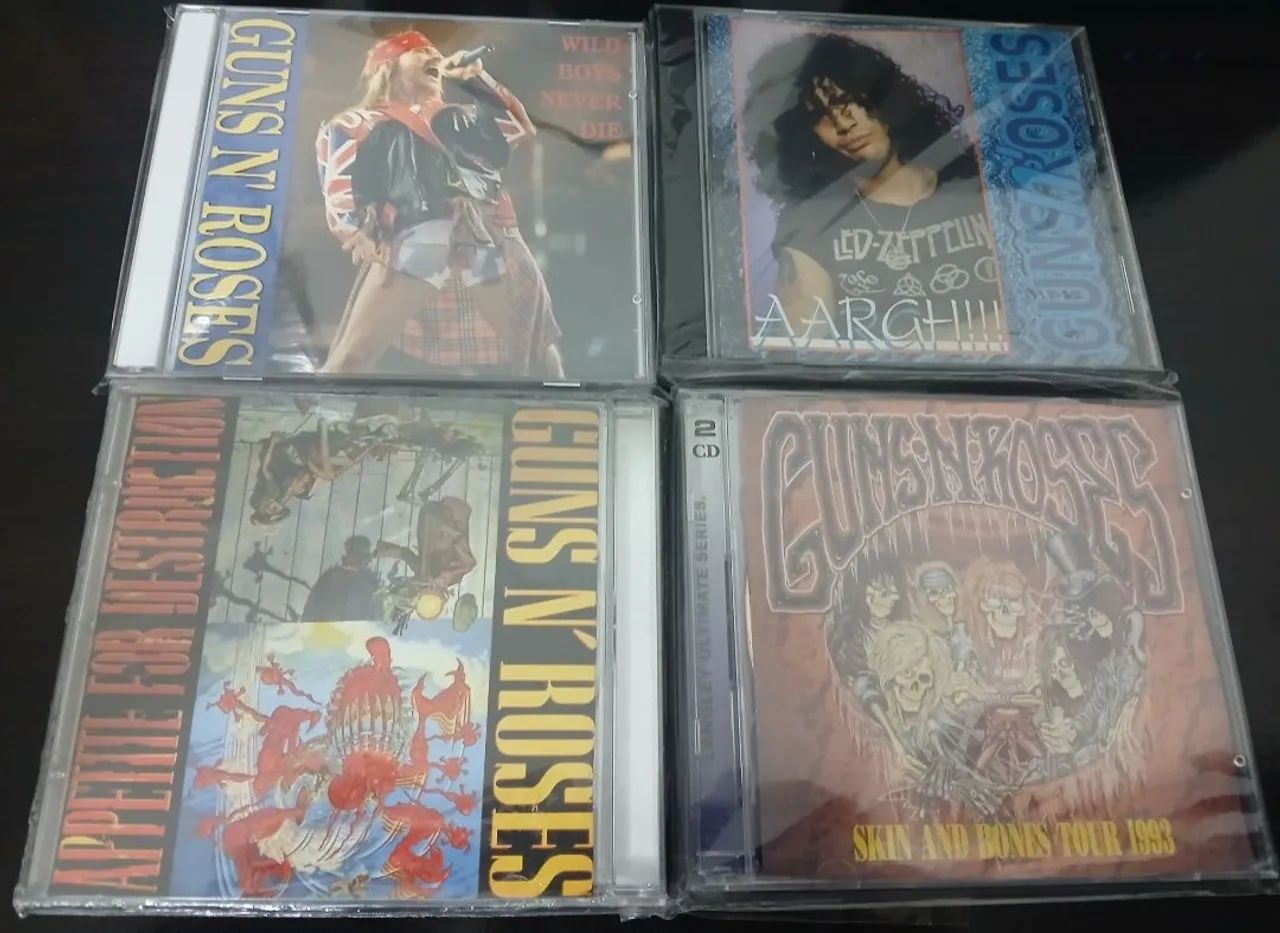 Lote cds Guns roses rarissimos