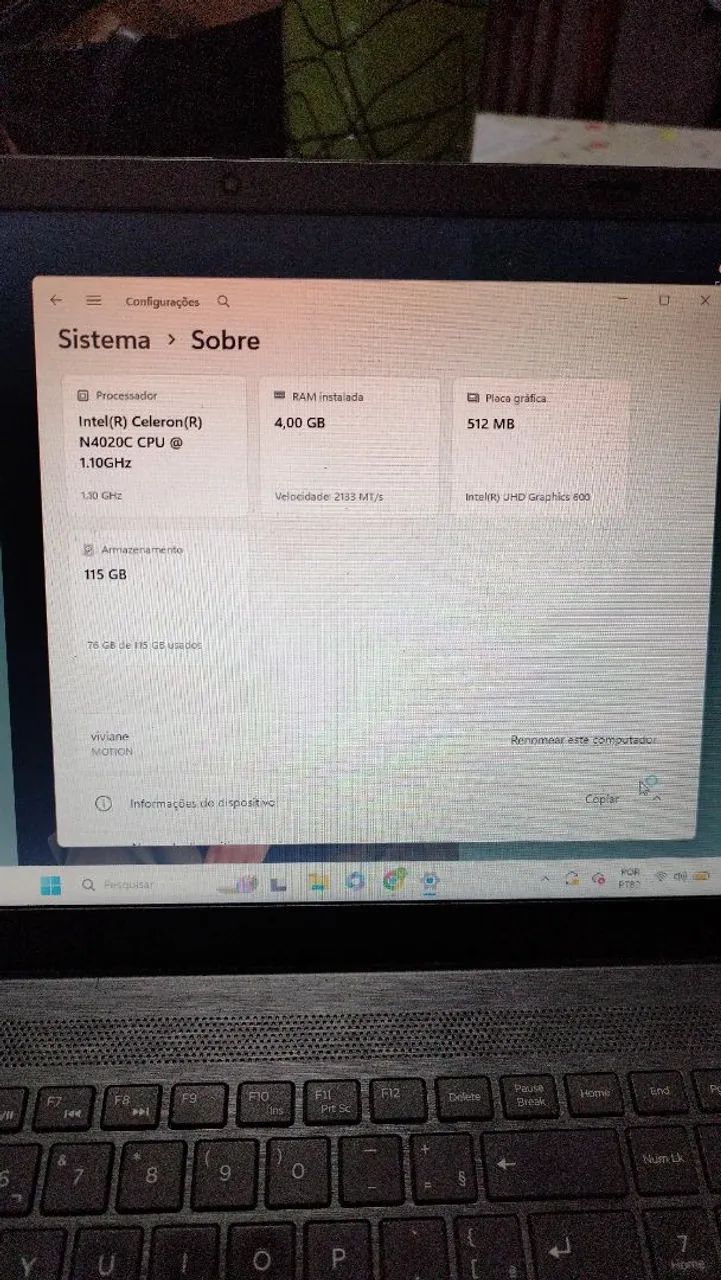 Notebook positivo 