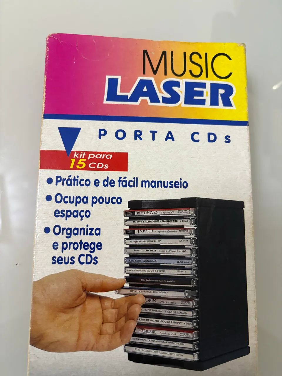 Porta CDs - Box Modular para 15 CDs