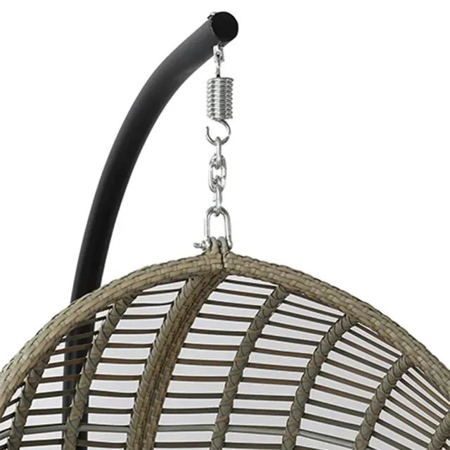 CADEIRA DE BALANÇO SUSPENSA PENDENTE BAHAMAS C/ SUPORTE - Foto 4