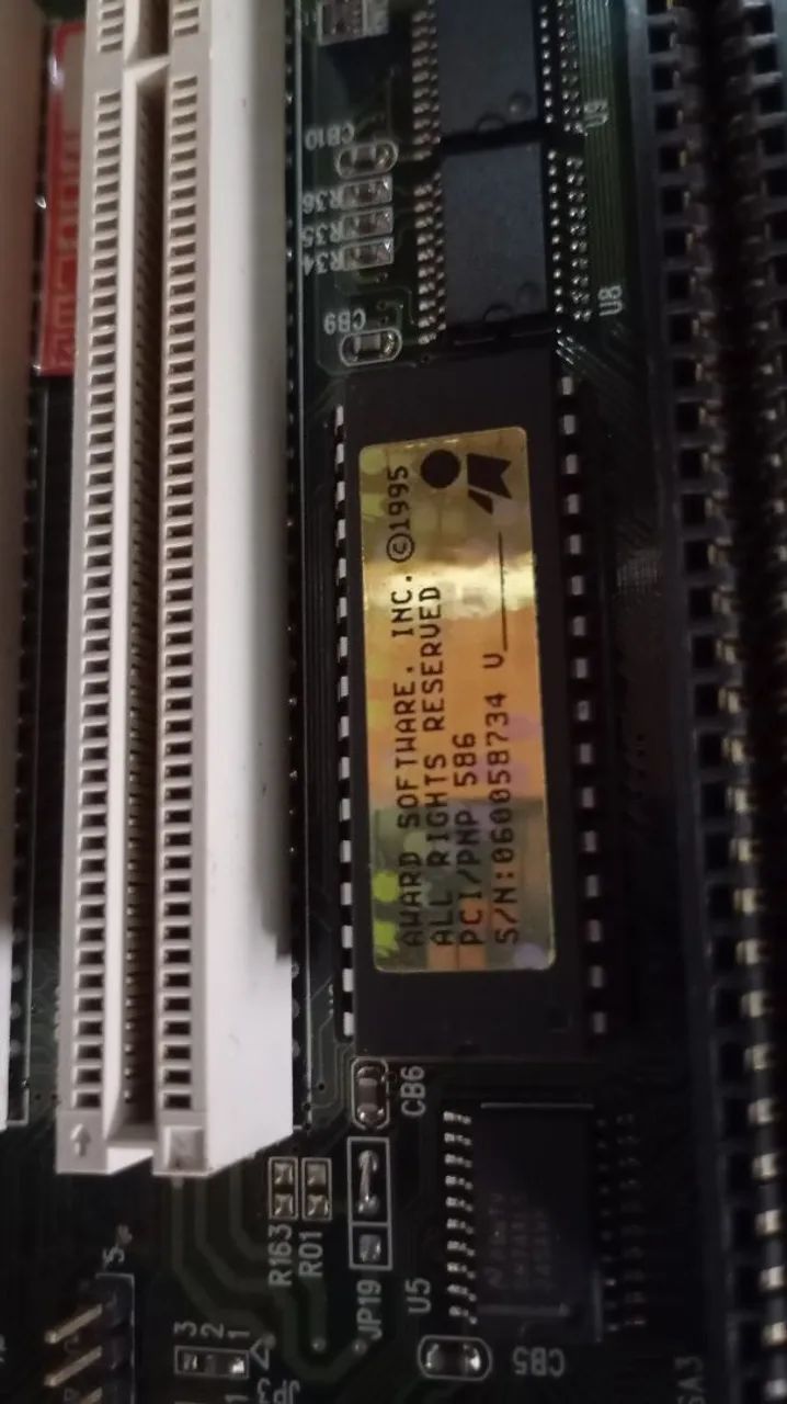 Kit retro, placa mãe ATC-1020 processador Pentium 166  - Foto 4