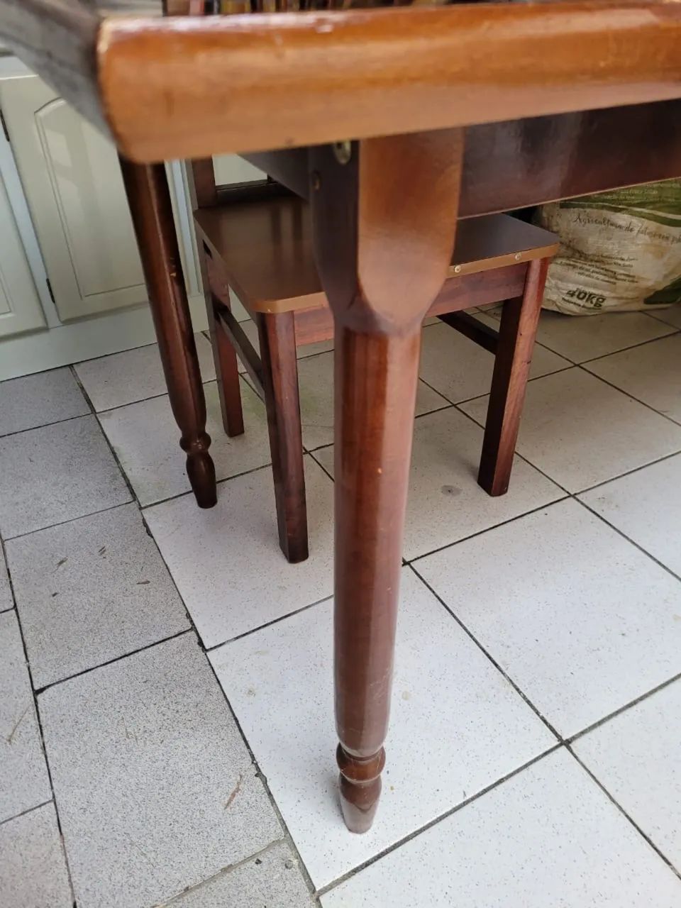 MESA MADEIRA NOBRE 6 LUGARES - Foto 2