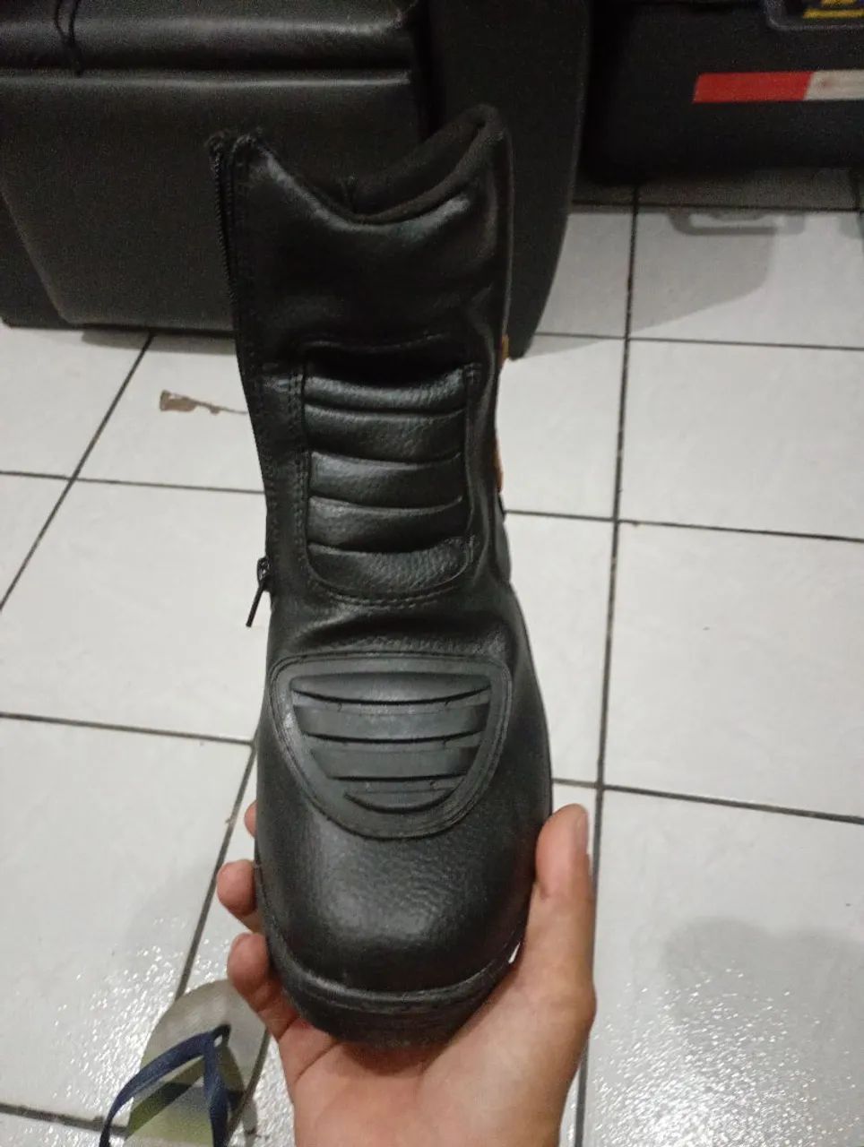 Bota masculina motoqueiro  - Foto 2
