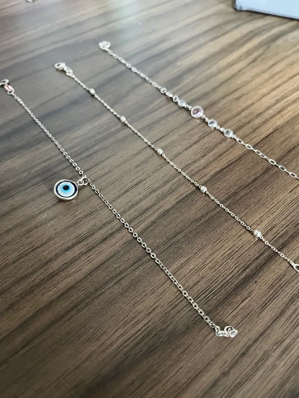 Lote de Pulseiras feitas em prata 925  - Foto 2