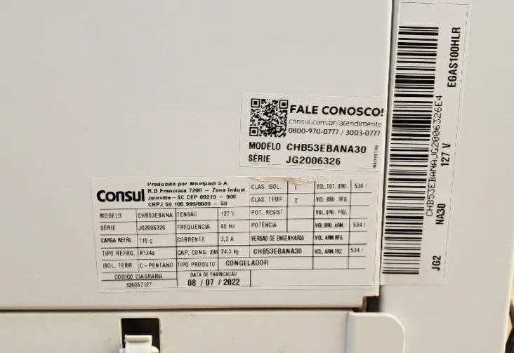 Freezer Horizontal Consul 2 Portas 534L - Foto 3