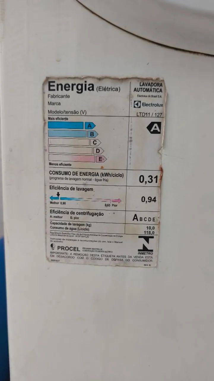vendo máquina lavar - 10kg - Foto 2