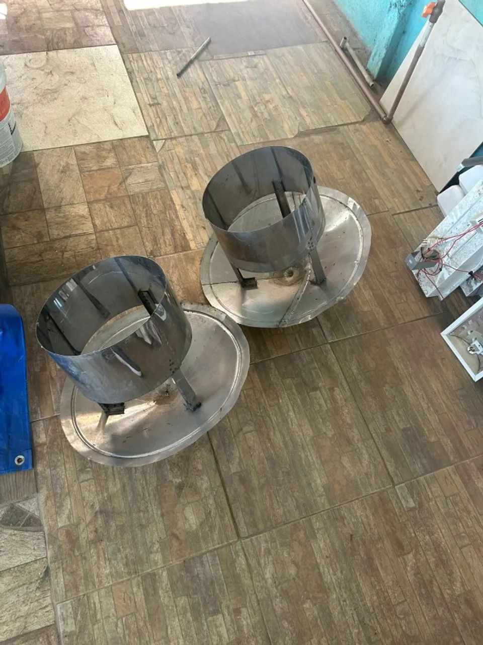 Coifa inox parede 0,75×1,91×0,33 linha industrial com Prateleira em Aço Inox - Foto 6