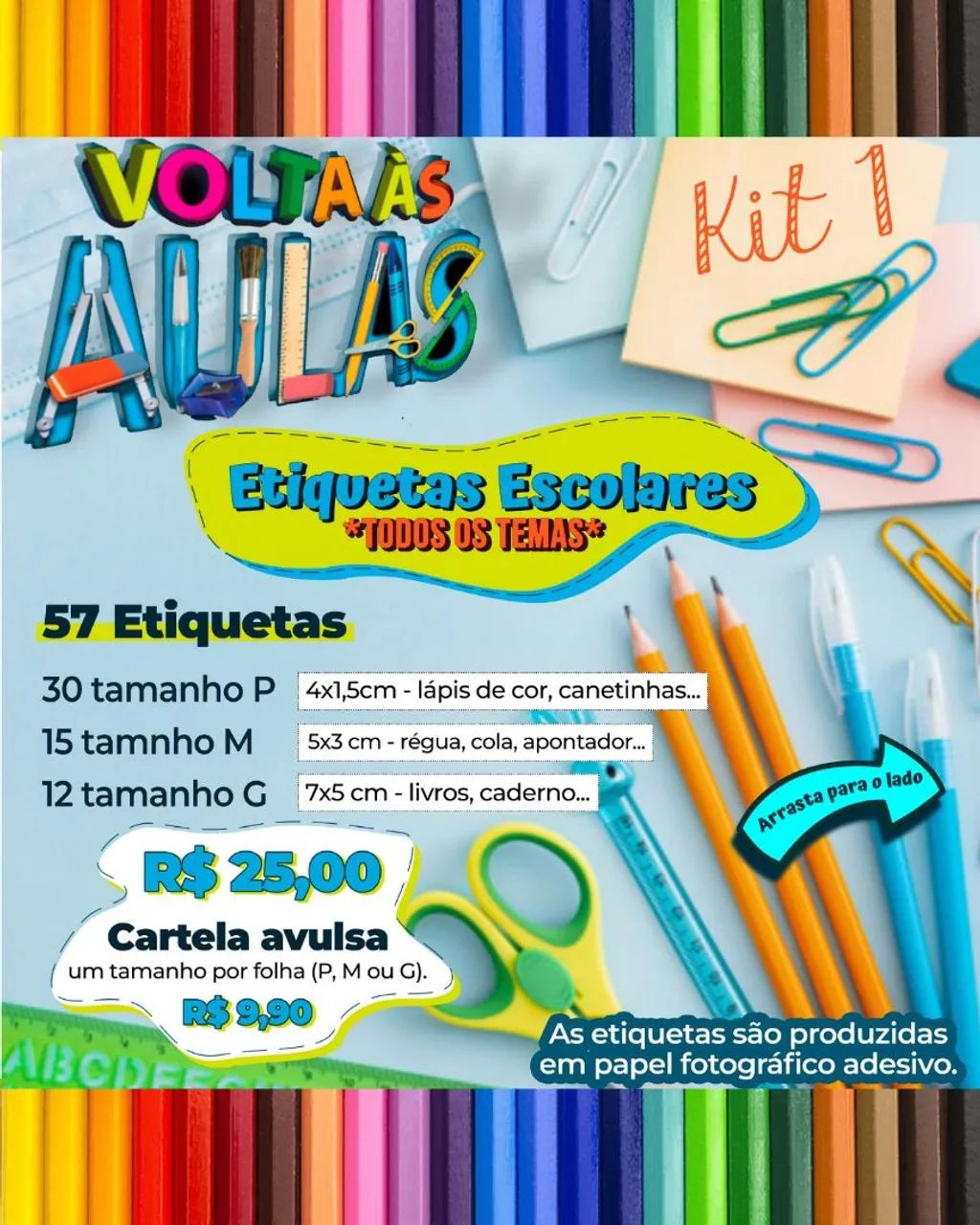 Etiquetas Escolares