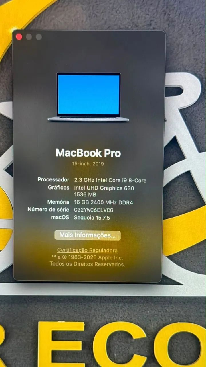 Macbook Pro 2019 - Foto 2