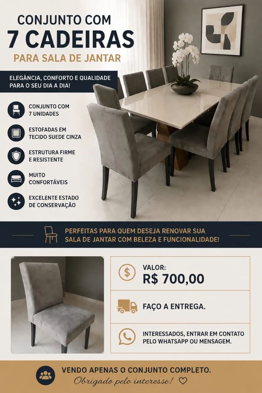 Vendo cadeiras estofadas  - Foto 2