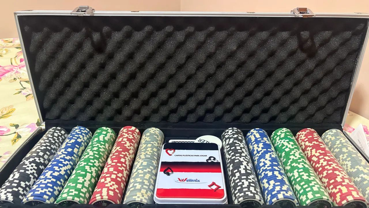 Kit poker 500 fichas  - Foto 2