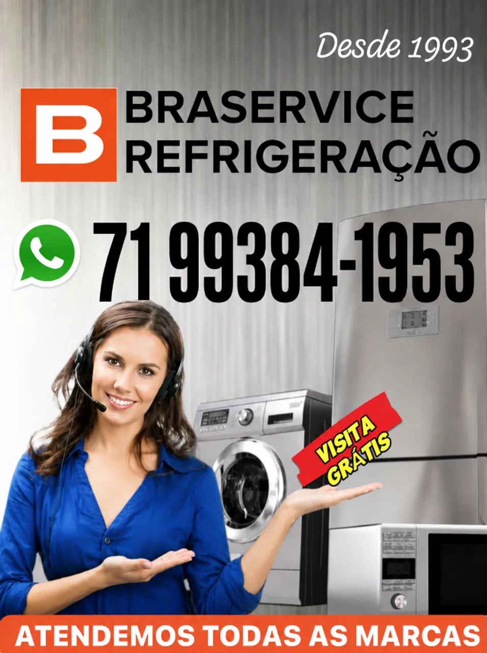Conserto de geladeira e freezers