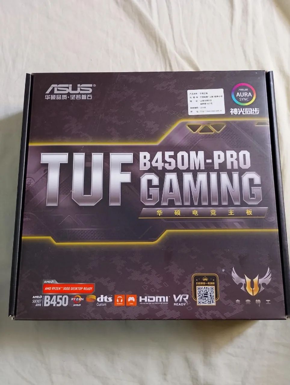 Placa Mãe Asus TUF B450M-PRO GAMING, AMD AM4, mATX, DDR4