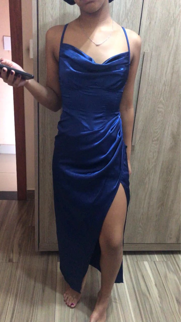2 vestidos azuis novos 