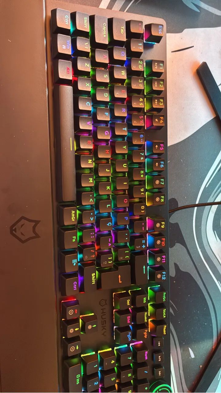 Teclado gamer  mecânico husky 
