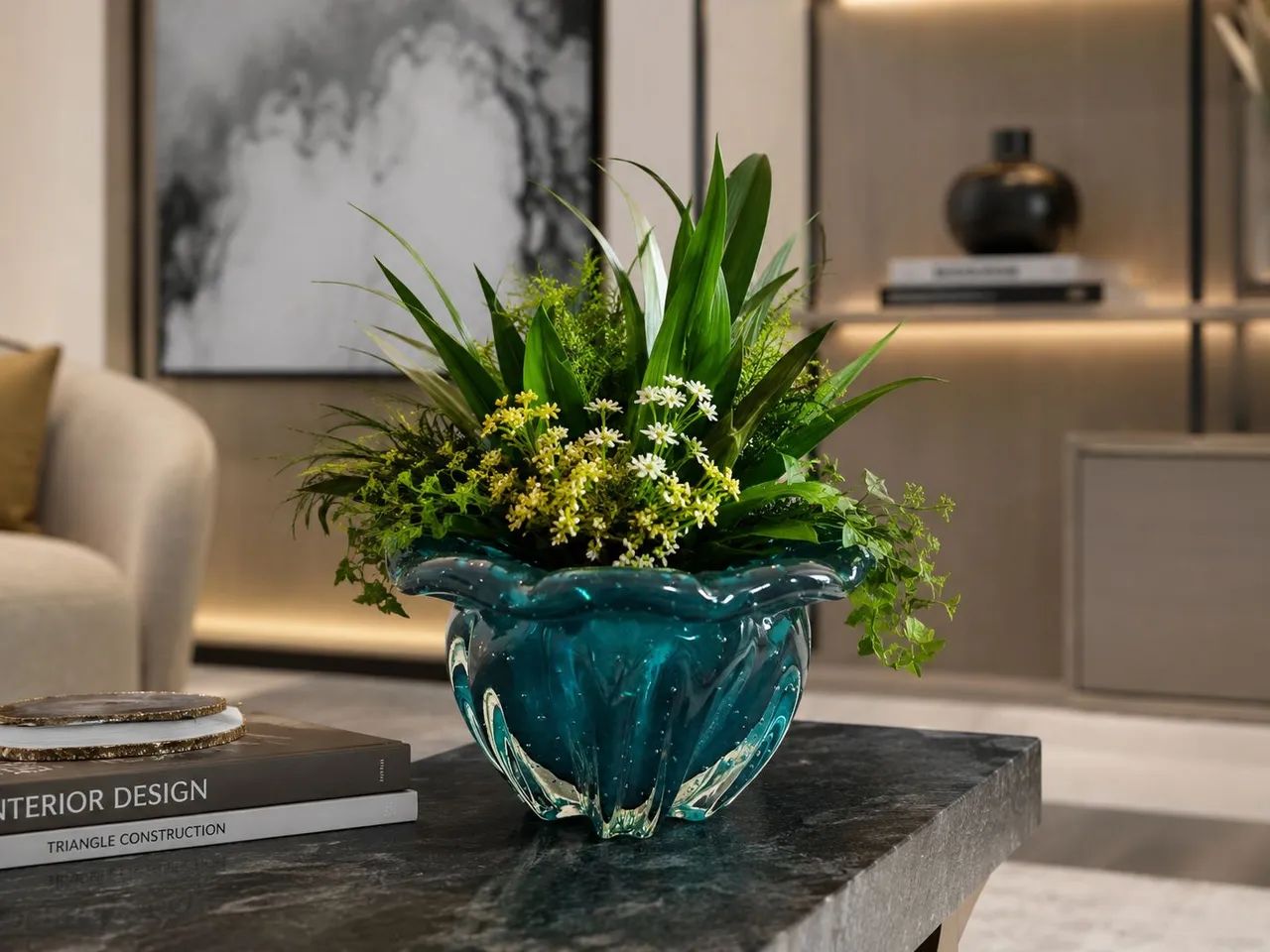 Cachepot De Decoração Em Murano labone - Foto 5