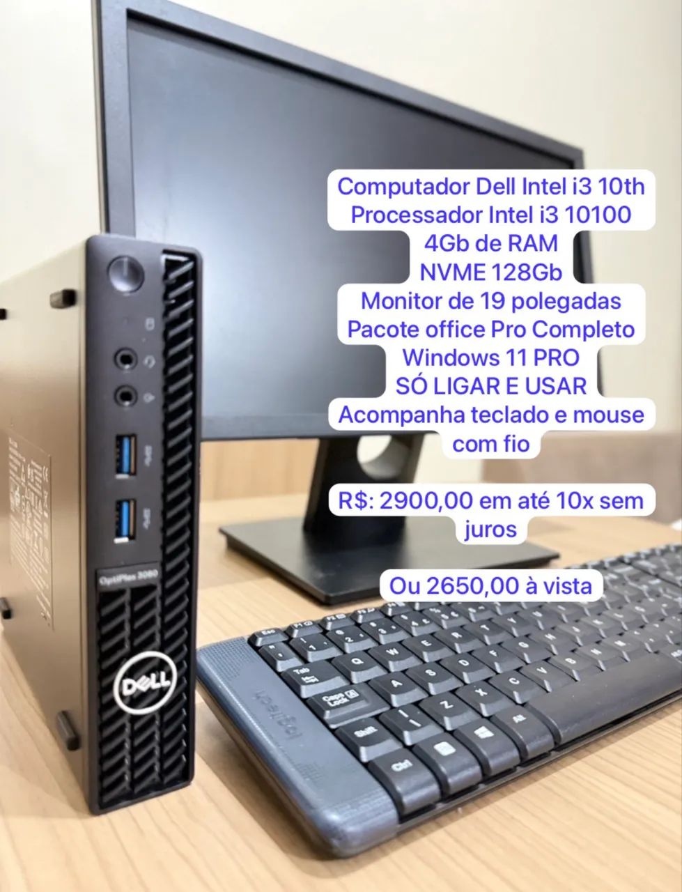 Mini pc Dell i3 10th - Foto 5