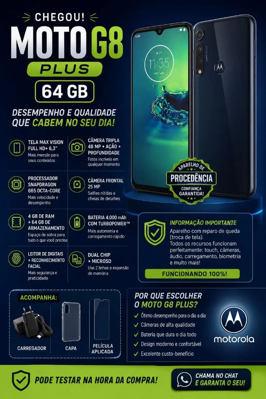 Moto G8 Plus 64 GB  - Foto 5