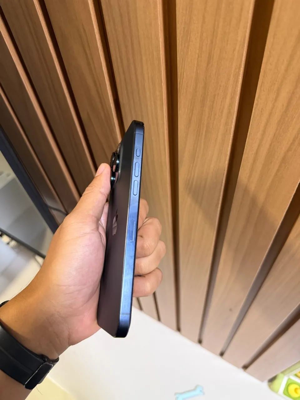 iPhone 15 pro Max azul 256 impecável  - Foto 3